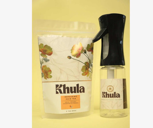 Ayurvedic Repairing Hair Tea with Hair Mist Spray Bottle Combo